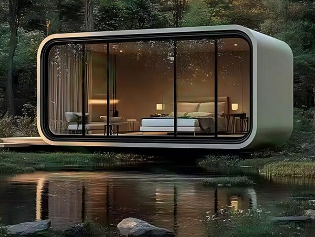 luxury modern prefab apple cabin house5